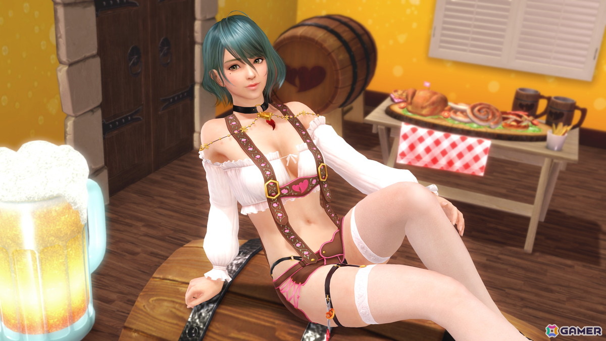 「DEAD OR ALIVE XVV」フリルとサスペンダーがセクシーな新水着「しゅわしゅわメイド」が登場！の画像6
