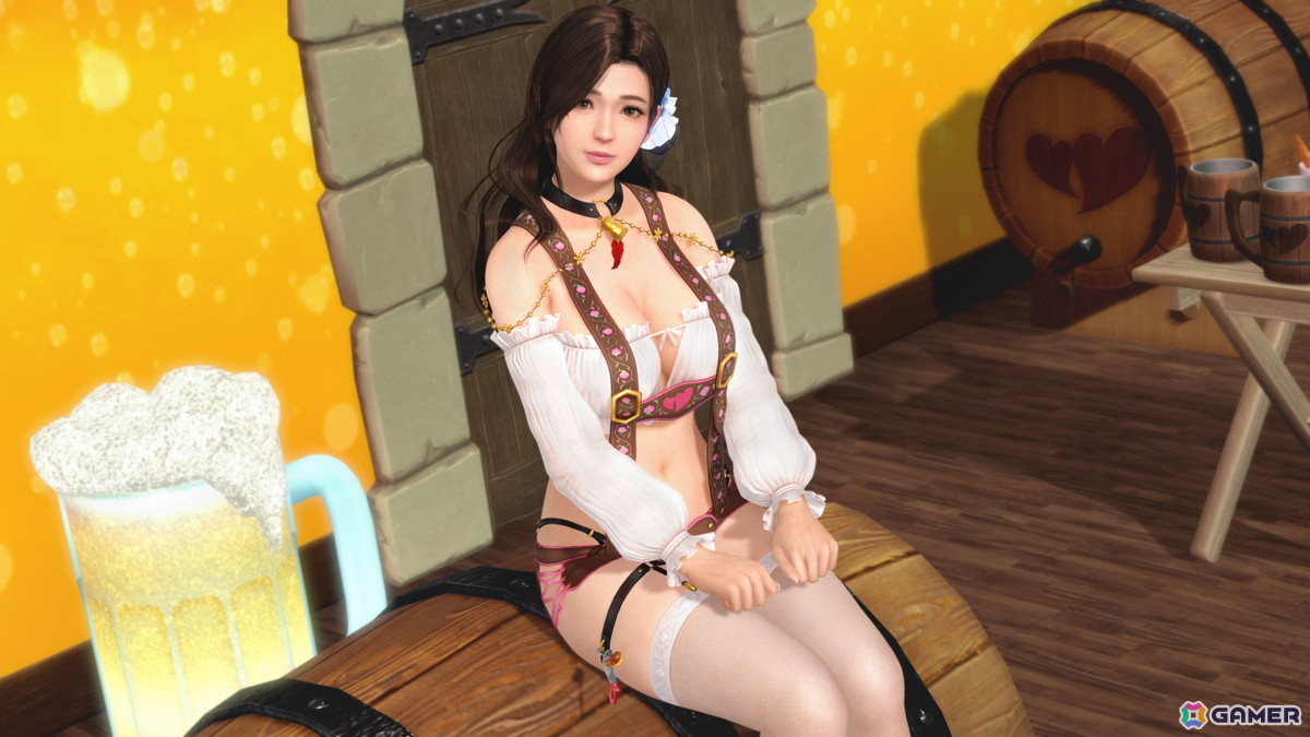 「DEAD OR ALIVE XVV」フリルとサスペンダーがセクシーな新水着「しゅわしゅわメイド」が登場！の画像7