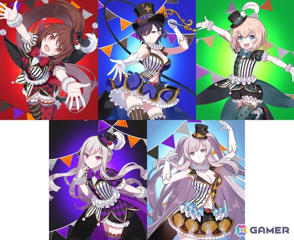 「ごまおつ」ハロウィンイベント乙女編が開催！5乙女がサーカス衣装になって登場の画像3