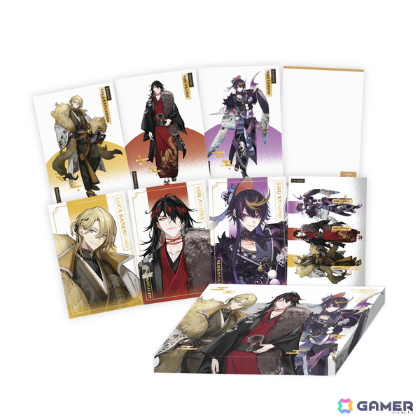 「NIJISANJI EN」ヴォックス・アクマさん、ルカ・カネシロさん、闇ノシュウさんによるユニット「Luxiem」の「Luxiem Ukiyoe」グッズが登場！10月23日から販売の画像4