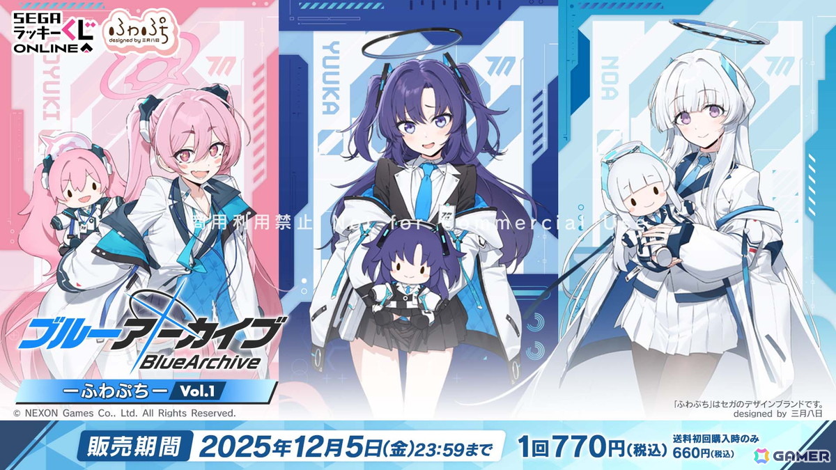 ブルアカ」ユウカ、ノア、コユキの描きおこしイラストを使用した