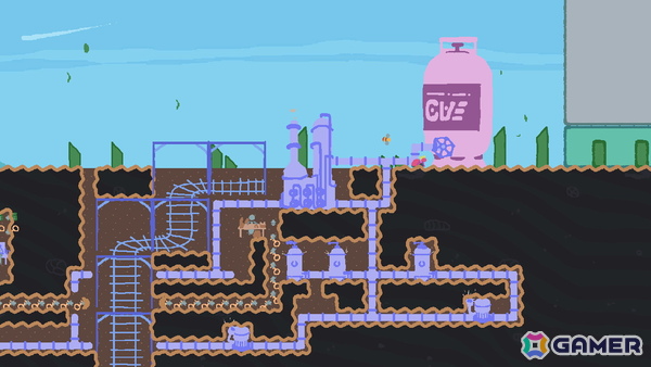 女王アリが挑む近代的な工場建設ゲーム「Factoriant」がSteamで2026年に配信！少年や野生動物に立ち向かいながら巨大な地下工場を目指そうの画像4