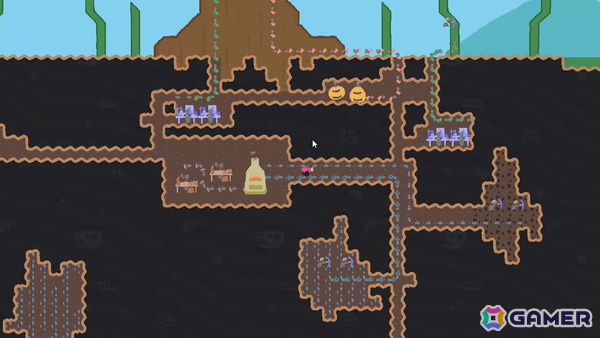 女王アリが挑む近代的な工場建設ゲーム「Factoriant」がSteamで2026年に配信!少年や野生動物に立ち向かいながら巨大な地下工場を目指そうの画像