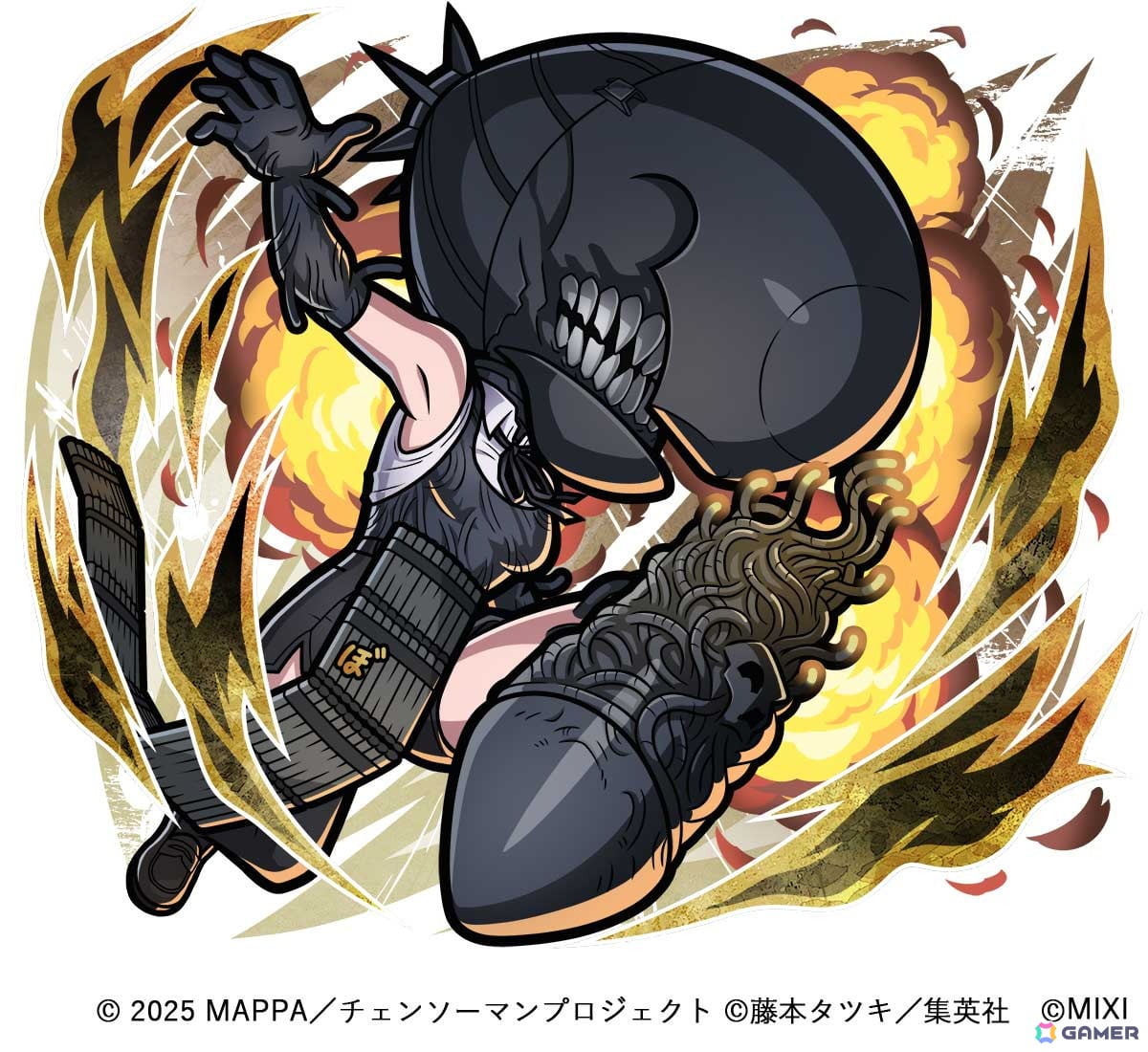 「コトダマン」で劇場版「チェンソーマン レゼ篇」とのコラボが10月24日より開催!デンジ&レゼたちが召喚に登場の画像