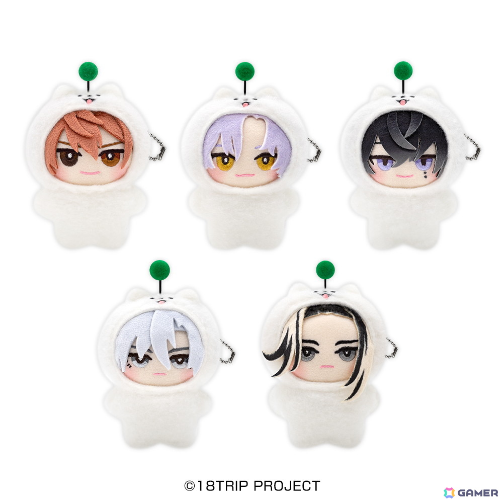 18TRIP」のキャラがキュートな着ぐるみ姿に！ナムコ限定プライズとして