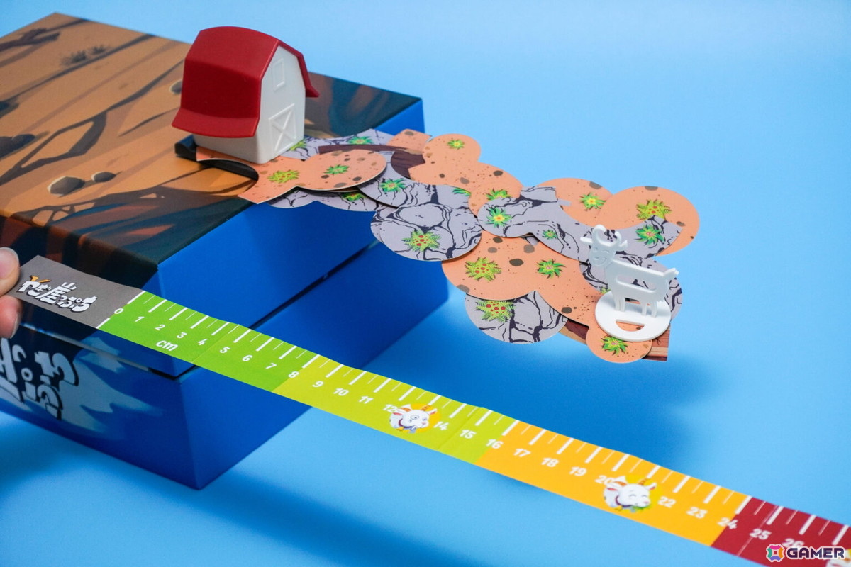 草を食べるためならどこまでも!命“がけ”の道づくりバランスゲーム「やぎ崖っぷち」が11月22日に発売の画像