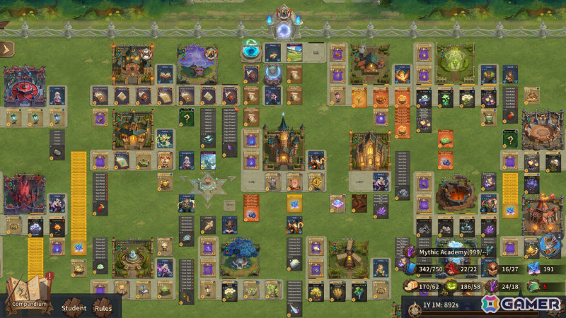 自分だけの魔法学院を作り上げるカードシミュレーション経営ゲーム「Arcana Academy」正式版のリリース日が10月23日に決定！の画像