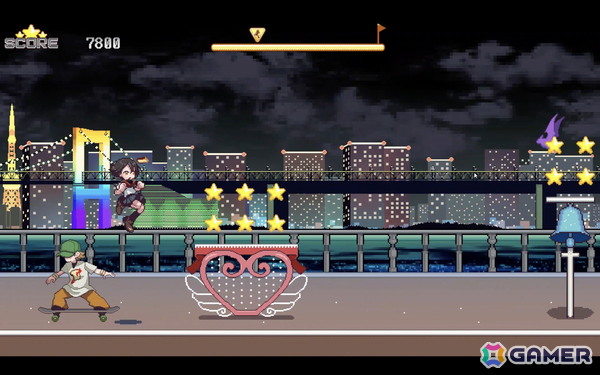 運命の出会いを求めてJKは走り続ける！激走JKアニメアクション「PIXEL DASH: Toast of Destiny」がSteamで10月31日に配信の画像