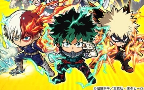 「ポコロンダンジョンズ」でアニメ「僕のヒーローアカデミア」とのコラボが初開催！緑谷出久や爆豪勝己たちがボイス付きで登場