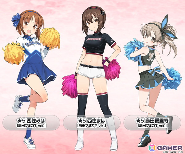 「ガールズ＆パンツァー 戦車道大作戦！」で10周年前夜祭ガチャが開催！島田フミカネ先生＆山下しゅんや先生コラボ衣装が復刻登場の画像2