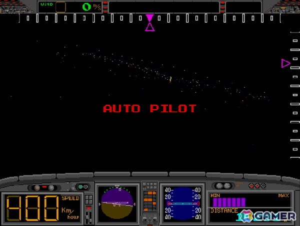 真夜中の空港に着陸するフライトシミュレーション「ミッドナイトランディング」がアーケードアーカイブス/アーケードアーカイブス2として10月23日に配信！の画像