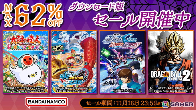 「ガンダムブレイカー4」が30%OFF!BNEのダウンロード版ゲームが最大83%OFFになるセールが開催の画像