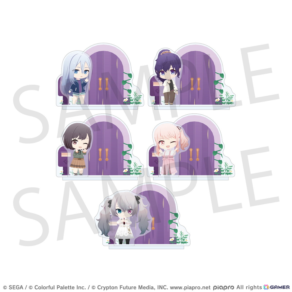 「プロセカ」マイセカイに訪れるキャラクターや家具がモチーフのリアルグッズが登場！予約販売がスタートの画像
