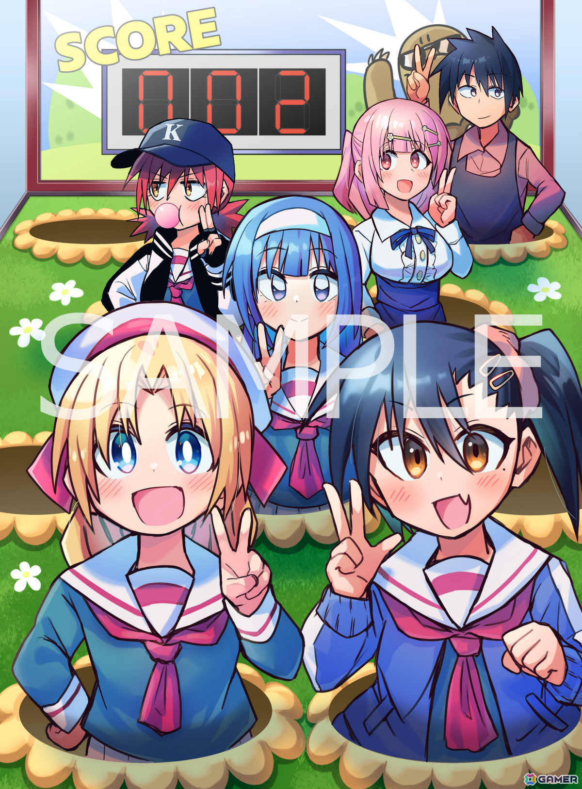 TVアニメ「ゲーセン少女と異文化交流」Blu-ray BOX上巻の展開図&下巻のアウターケースイラストが公開!の画像
