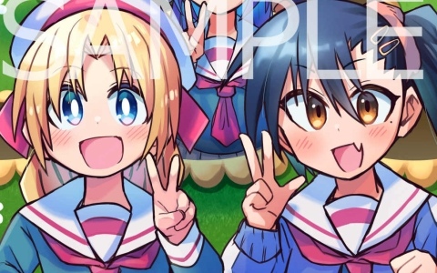 TVアニメ「ゲーセン少女と異文化交流」Blu-ray BOX上巻の展開図＆下巻のアウターケースイラストが公開！