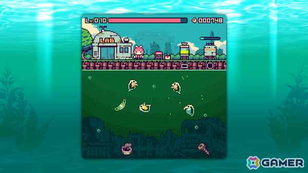 「フェアルーン」「トランシルビィ」のSKIPMOREによる放置系デスクトップアプリ「終末ミジンコラボラトリー」がSteamで2026年に配信！の画像