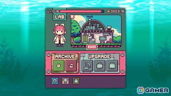 「フェアルーン」「トランシルビィ」のSKIPMOREによる放置系デスクトップアプリ「終末ミジンコラボラトリー」がSteamで2026年に配信！の画像4