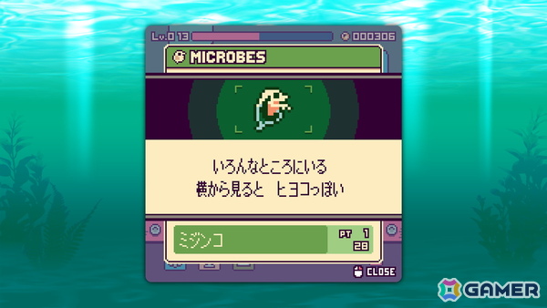 「フェアルーン」「トランシルビィ」のSKIPMOREによる放置系デスクトップアプリ「終末ミジンコラボラトリー」がSteamで2026年に配信！の画像