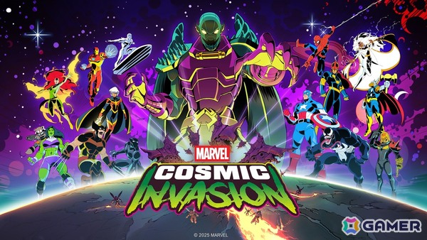 マーベルヒーロー大集結のベルトスクロールアクション「MARVEL Cosmic Invasion」の配信日が12月2日に決定！の画像1
