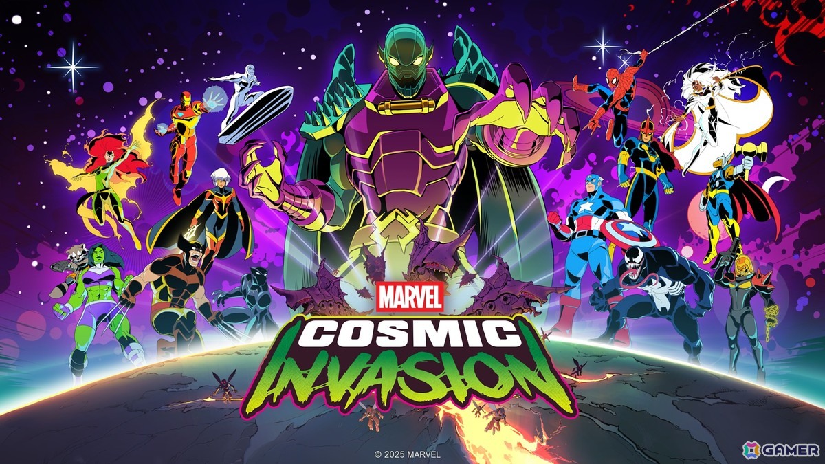 マーベルヒーロー大集結のベルトスクロールアクション「MARVEL Cosmic Invasion」の配信日が12月2日に決定！の画像