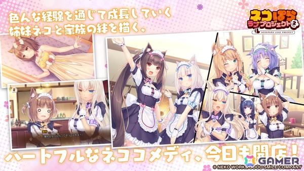 スマホ版リメイク「ネコぱら ラブプロジェクトVol.2」が配信！アズキ（CV：井澤詩織）とココナツ（CV：水谷麻鈴）を中心とした物語を展開の画像4
