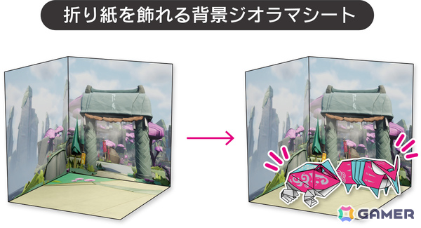 折り紙をテーマにした3Dアクション「Hirogami」PS5パッケージ版が発売！折り紙セットや背景ジオラマシート、サントラCDを同梱の画像3