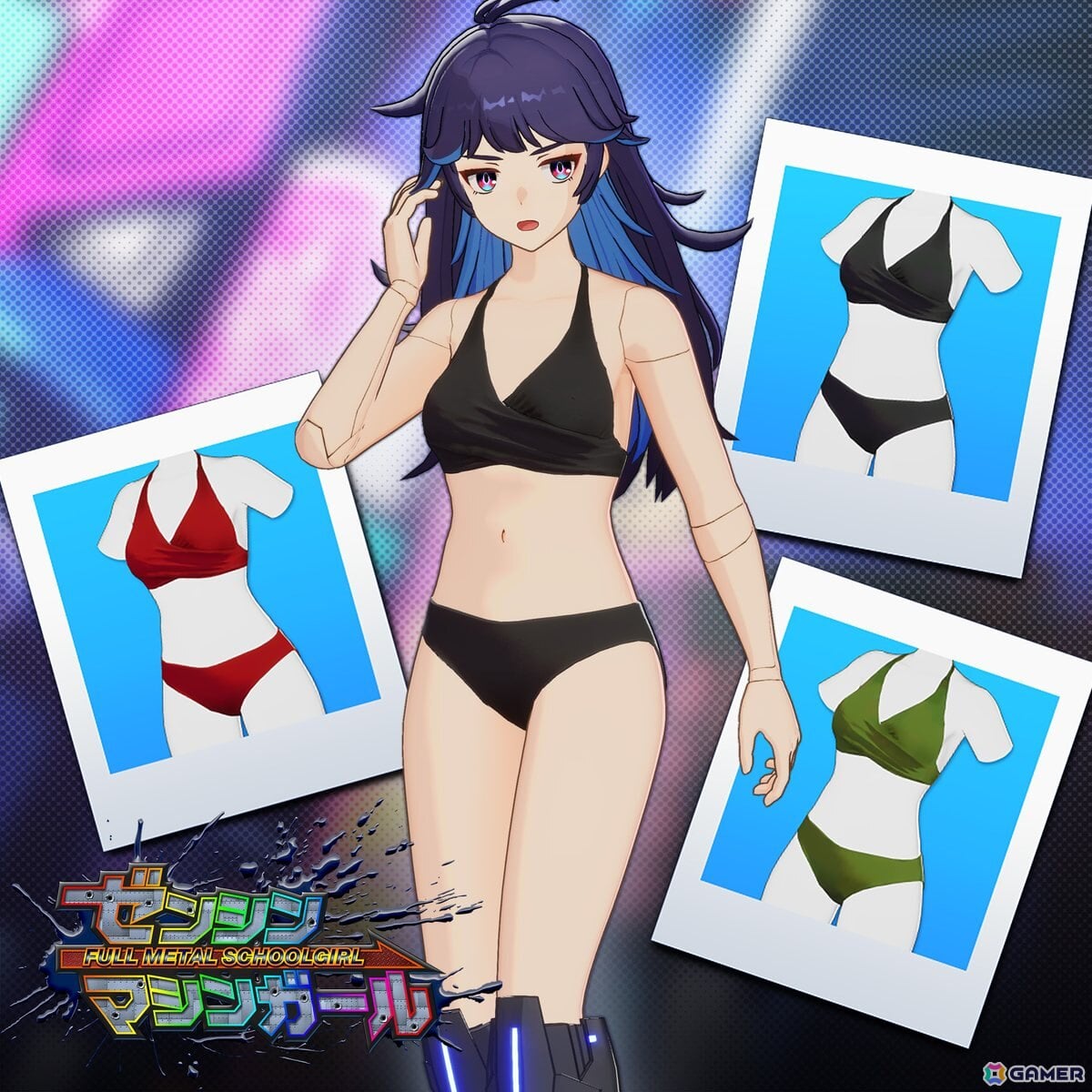 爽快サイボーグJKアクション「ゼンシンマシンガール」が発売！コスチューム「制服交換しよ！」など11月13日以降に配信される追加DLC情報もの画像