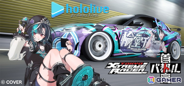 Steam版「首都高バトル」にホロライブ所属のVTuber・輪堂千速さんがライバルとして登場！専用バトル曲の追加もの画像1