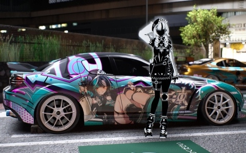 Steam版「首都高バトル」にホロライブ所属のVTuber・輪堂千速さんがライバルとして登場！専用バトル曲の追加も