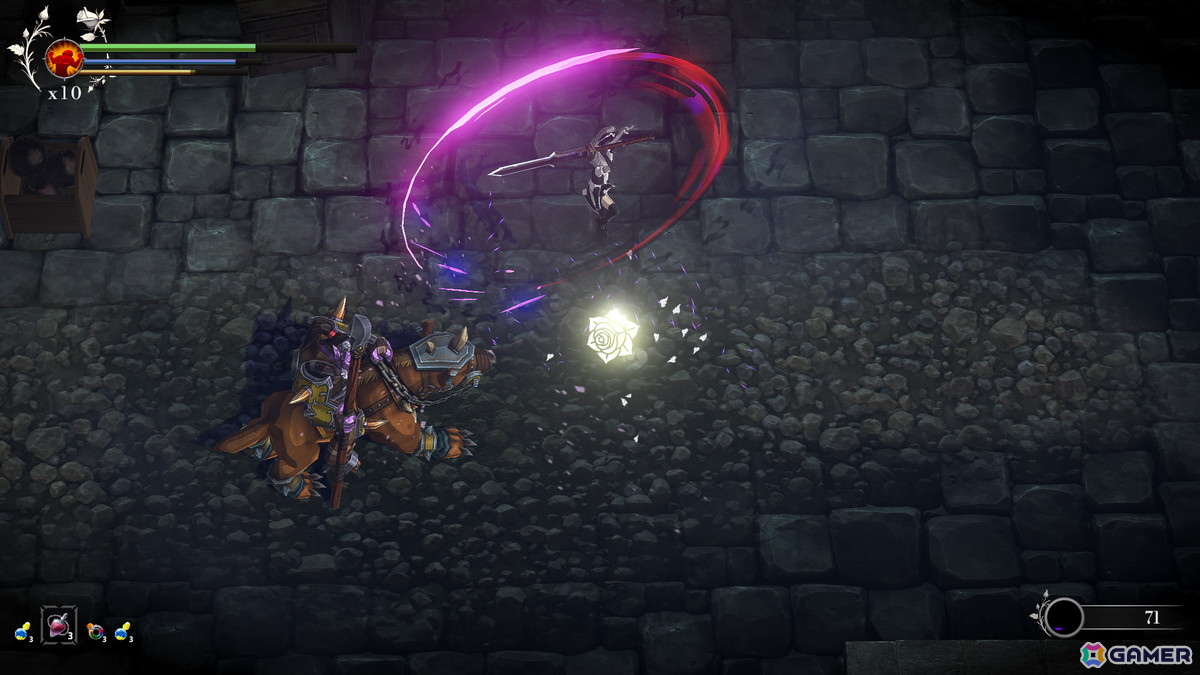 煉獄のメイド・シズカとなり強大なボスたちに挑んでいくアクションRPG「メイド・オブ・サルヴェイション」がSteamで配信！の画像3