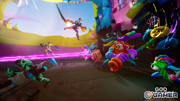 最大4人協力のスタイリッシュアクション「GODBREAKERS」がPS5/Steamでリリース！敵の力を吸い取る“ゴッドブレイク”システムで形勢を覆せの画像
