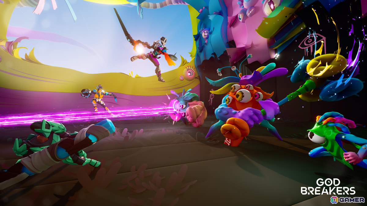 最大4人協力のスタイリッシュアクション「GODBREAKERS」がPS5/Steamでリリース！敵の力を吸い取る“ゴッドブレイク”システムで形勢を覆せの画像15