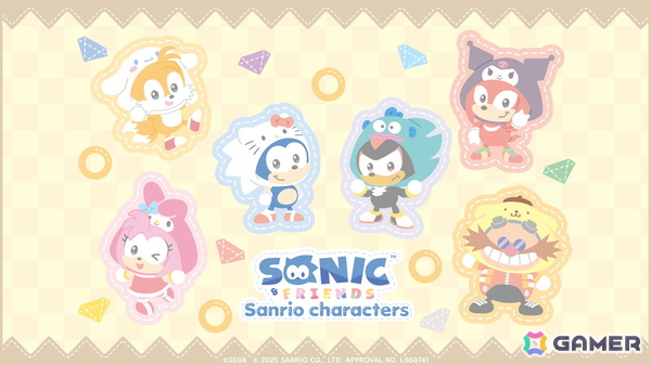 「SONIC ＆ FRIENDS Sanrio characters」ぬいぐるみとマスコットが10月31日よりSEGA STORE TOKYOで先行販売！の画像1