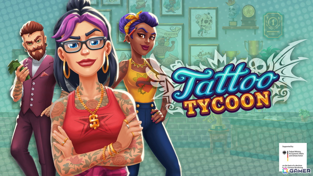 タトゥーショップ経営シミュレーション「Tattoo Tycoon」がPS5/PS4/Xbox Series X|S/PC向けにリリース――ただし日本語には非対応の画像