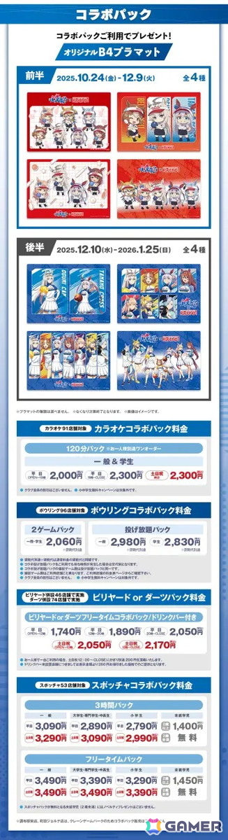 アニメ「ウマ娘 シンデレラグレイ」と「ROUND1」のコラボキャンペーンが開催!プライズ展開や一部店舗でのグッズ販売もの画像