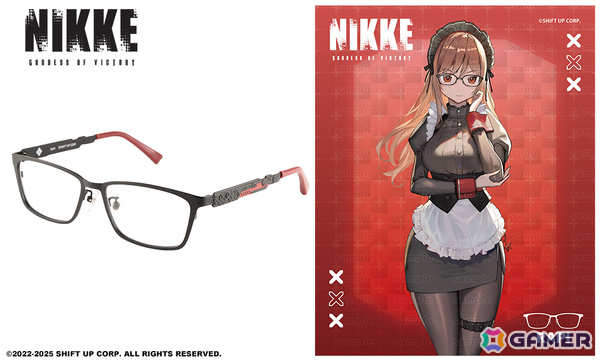 「勝利の女神：NIKKE」ラピ、アニス、ネオン、マリアンをイメージしたコラボ眼鏡の予約受付が開始！の画像2