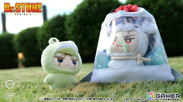 TVアニメ「Dr.STONE」のぬいぐるみ「みみぐるみ」にゼノ＆スタンリーが