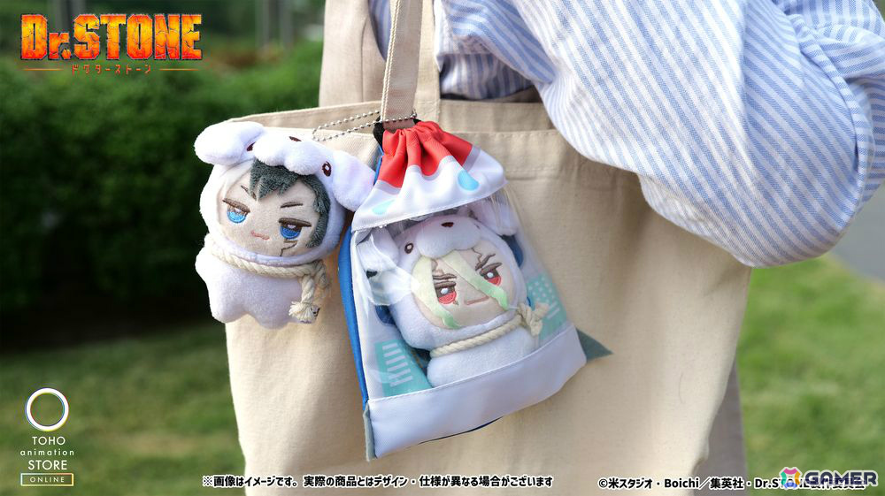TVアニメ「Dr.STONE」のぬいぐるみ「みみぐるみ」にゼノ＆スタンリーが