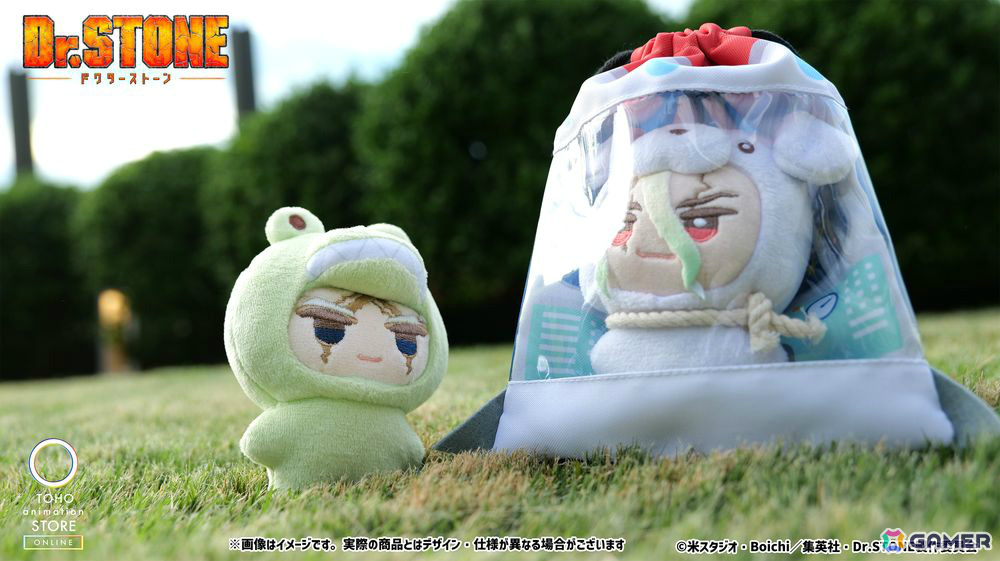 TVアニメ「Dr.STONE」のぬいぐるみ「みみぐるみ」にゼノ＆スタンリーが