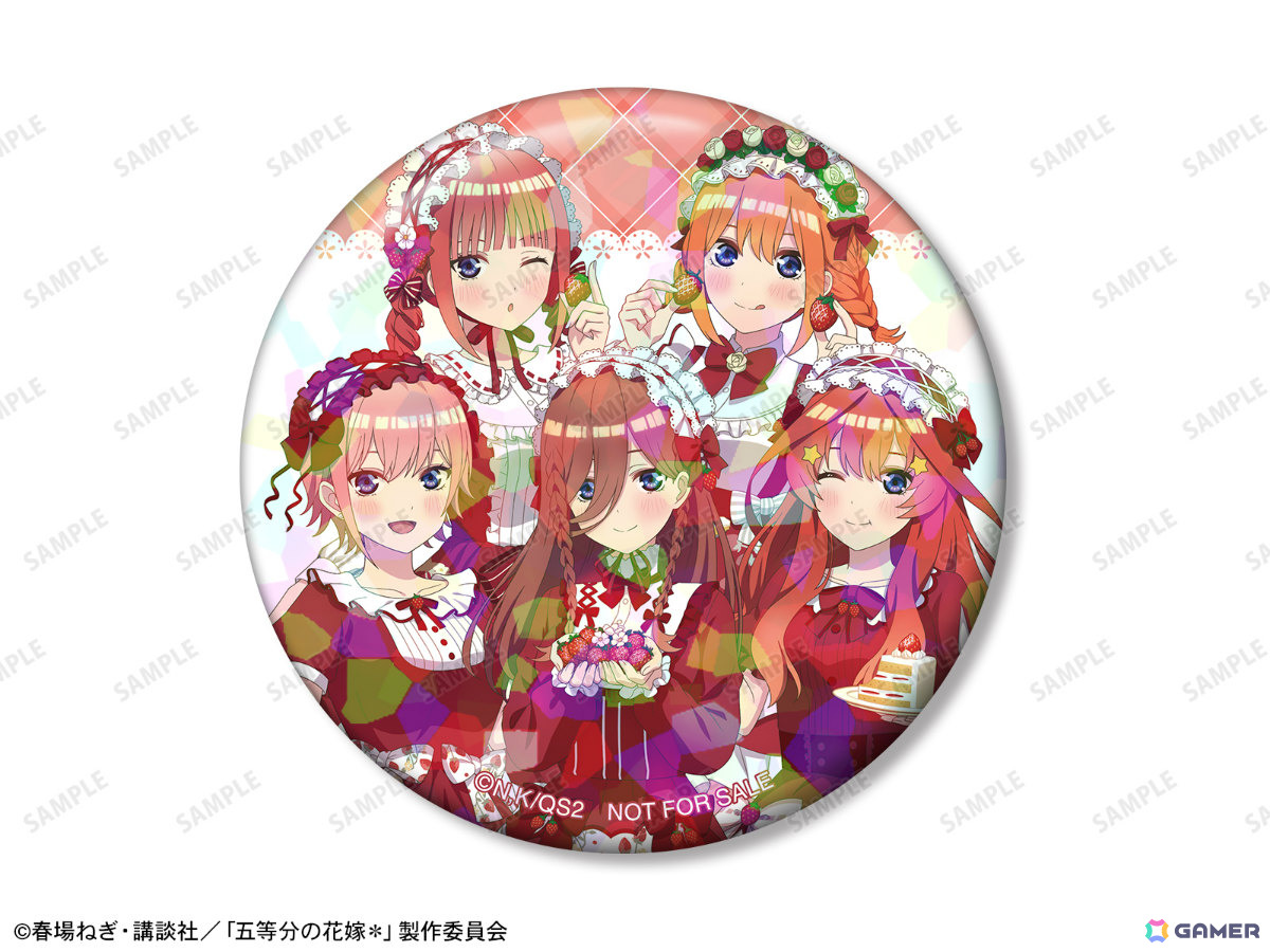 TVスペシャルアニメ「五等分の花嫁*」アニメイトフェアが2026年1月17日より開催!ショートケーキコーデがコンセプトの新規描きおろしグッズを先行販売の画像