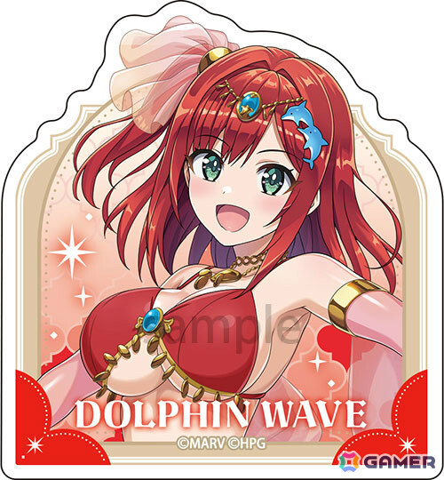 「ドルフィンウェーブ」ポップアップショップが11月8日よりゲーマーズで開催！踊り子衣装をまとった入華たちのTシャツやアクリルパネルなどがラインナップの画像5