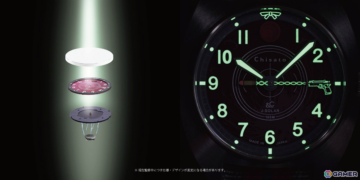 TVアニメ「リコリス・リコイル」×国産時計ブランド・KENTEXの