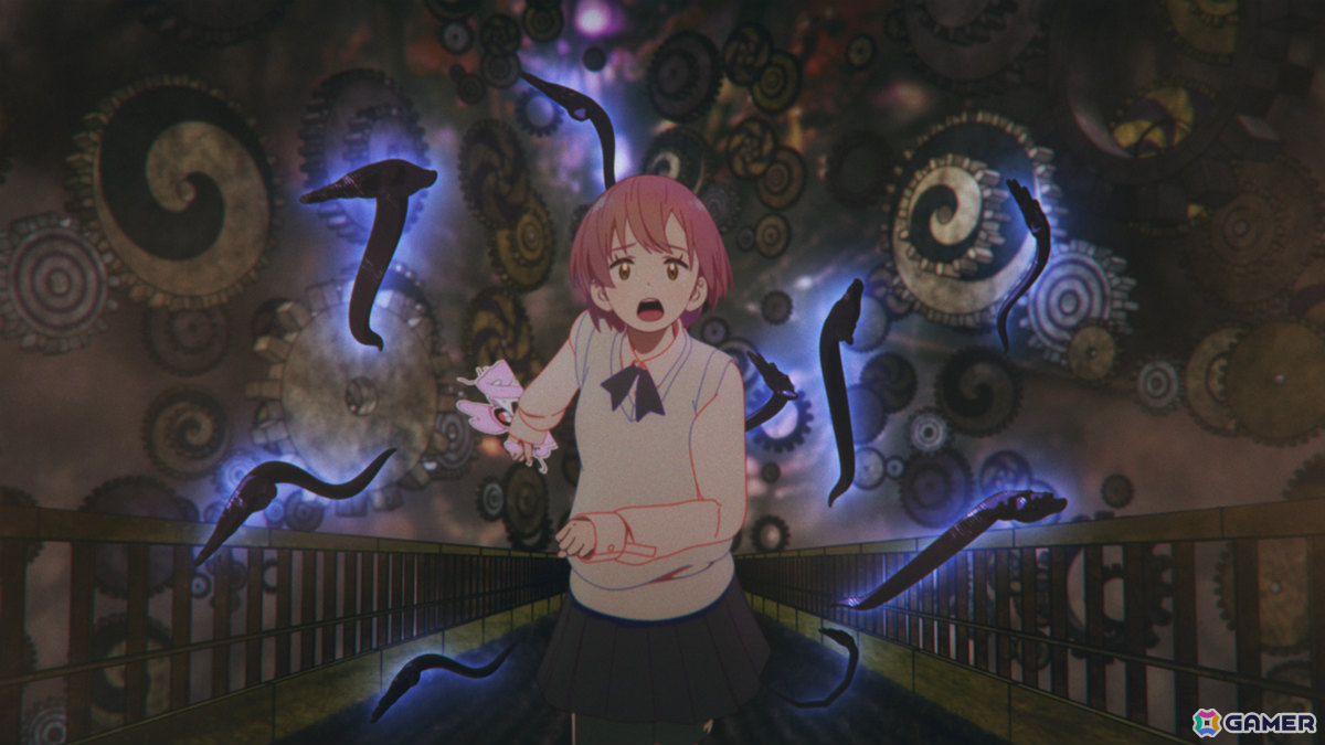 河森正治氏初のオリジナル劇場長編アニメ「迷宮のしおり」新たな場面写真が解禁!割れたスマホが乱立する横浜で戦うロボットの正体とはの画像