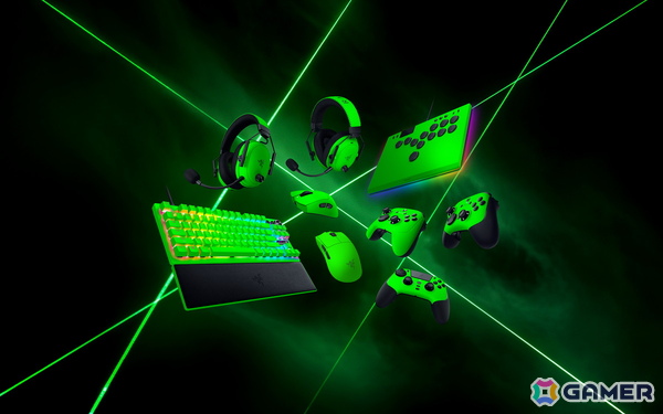 Razerの公式カラーが大胆に採用された「Esports Green Collection」が登場！Viper V3 ProやHUNTSMAN V3 PRO、KITSUNEなど各デバイスで展開の画像1