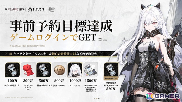 「デュエットナイトアビス」がいよいよ正式リリース！キャラ・武器ガチャ＆スタミナシステムを全面廃止したデュアルファンタジー×全方位爽快バトルRPGの画像6