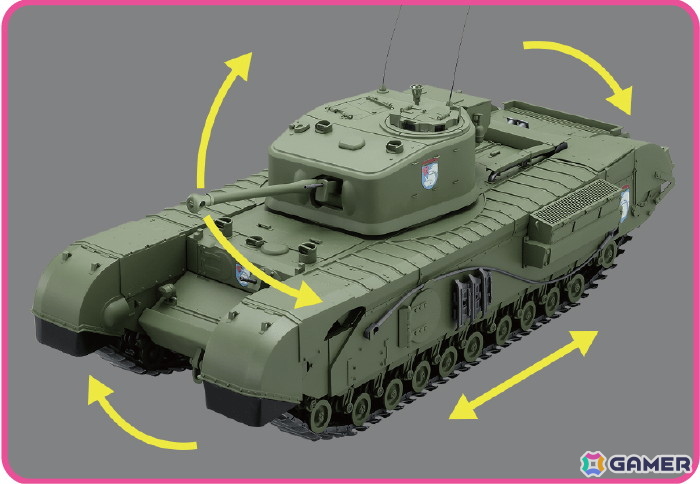 「週刊ガルパン」延長で「週刊 ガールズ＆パンツァー Mk.IV歩兵戦車 チャーチルMk.VIIをつくる」が2025年12月10日より発売！の画像