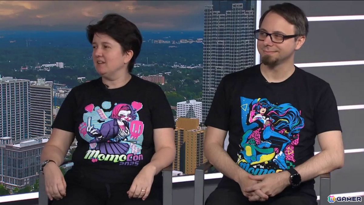 （左から）Momocon 創業者＆責任者 Jessica Merriman、MomoCon ディレクター Chris Stuckey