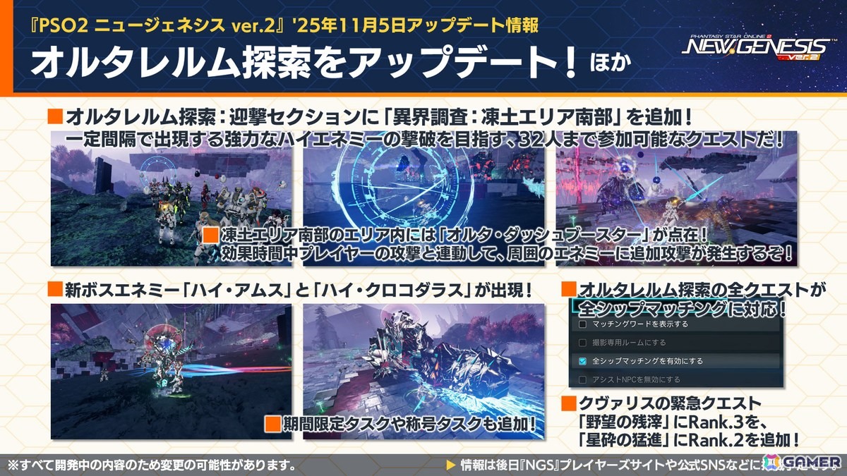 「PSO2 ニュージェネシス」ラインストライクに新カード追加！「アークスフレンドシップキャラバン2」や「超・創世祭'25」の開催も発表の画像