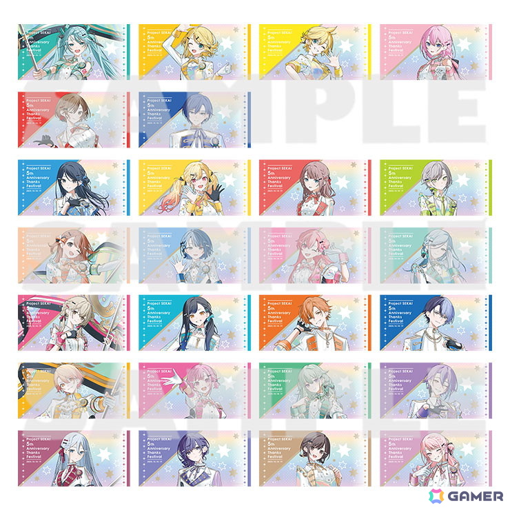 プロジェクトセカイ 5th Anniversary 感謝祭」の事後物販が開始！ペン