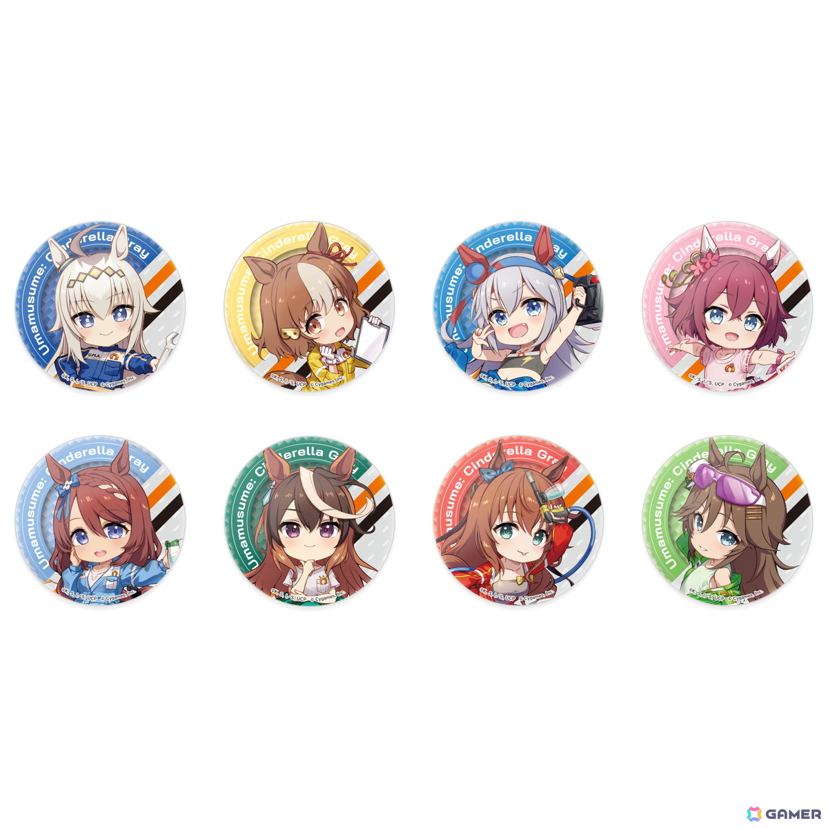 ウマ娘 シンデレラグレイ ベルノライト TOPPA 缶バッジ 36個 ウマ娘 マルイ シンデレラグレイ 缶バッジ ベルノライト - メルカリ